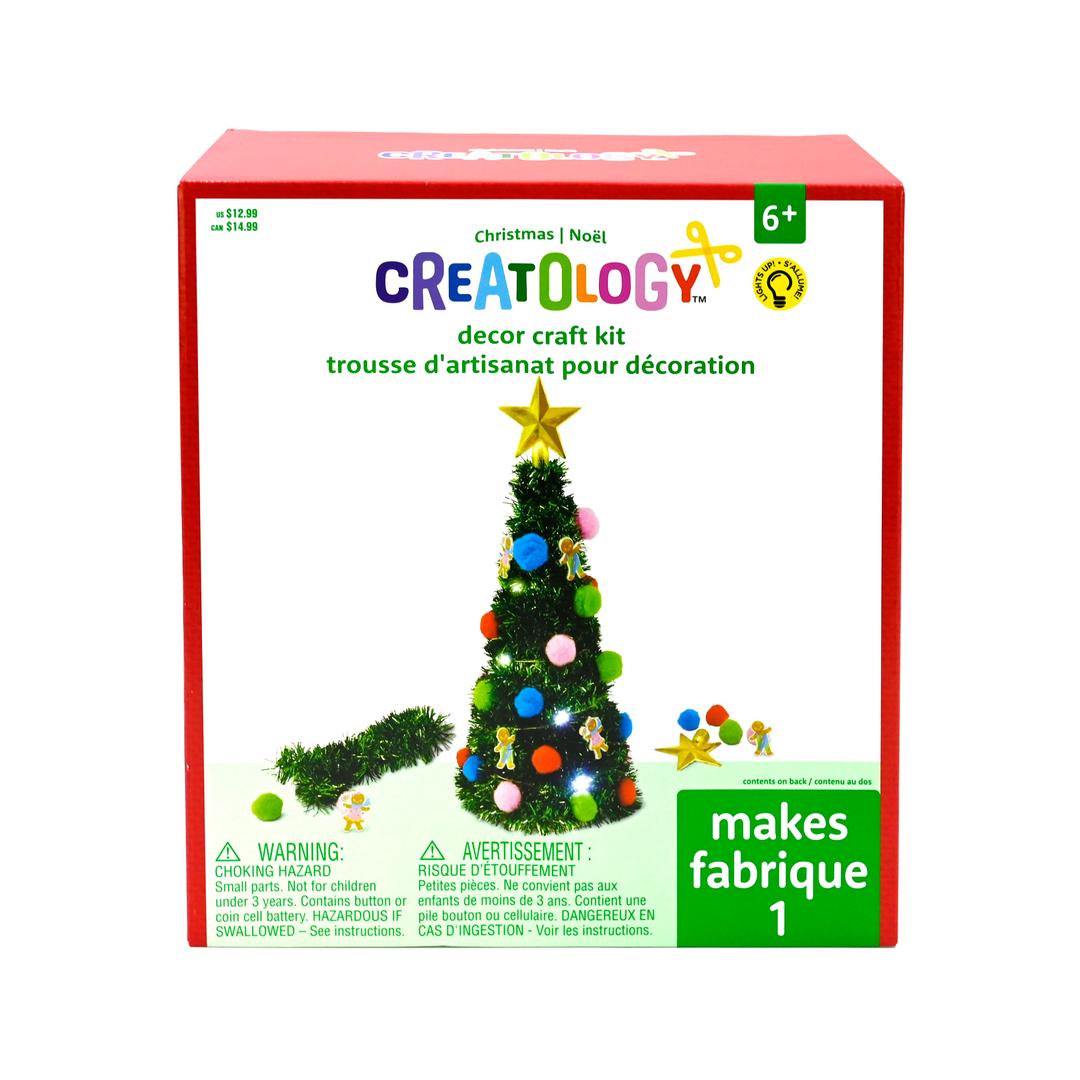 Gingerbread Christmas Tinsel Tree Kit by Creatology™